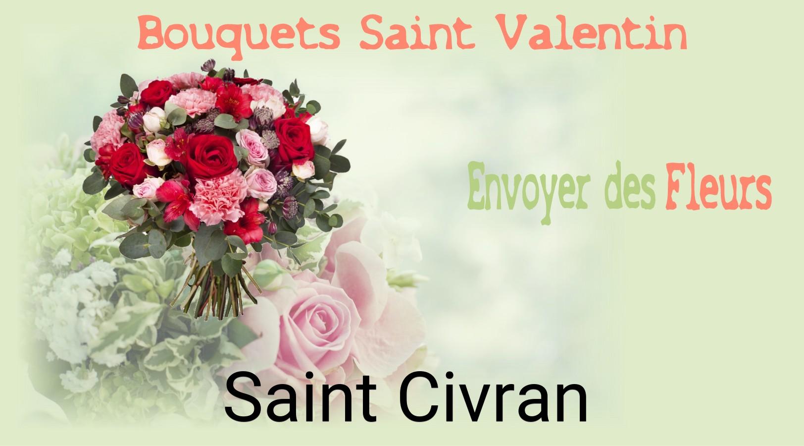 Roses de Saint-Valentin livrées à Saint-Civran
